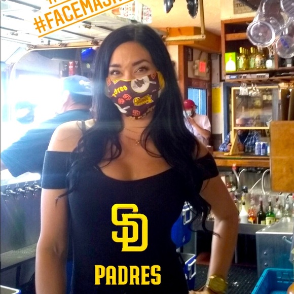 SAN DIEGO PADRE Face Mask - Adult Unisex O/S - Picture 1 of 8